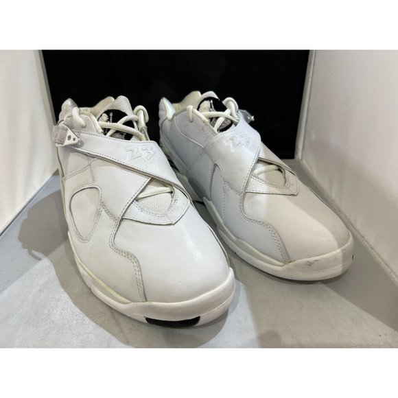 Jordan 8 Retro Low White Metallic Silver - 306157 101 Men's size 12.5 - Picture 5 of 9